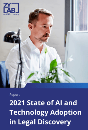 2021 State of AI and Technology Adoption in Legal Discovery cover img