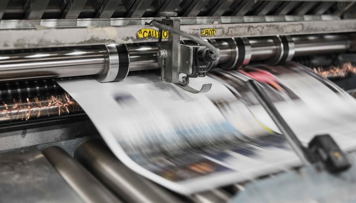 newspaper printing press