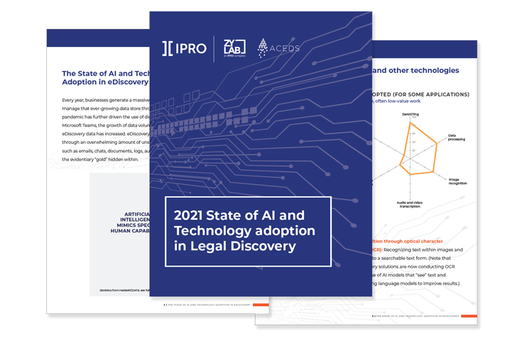 2021 Sate of AI Adoption in eDiscovery Report
